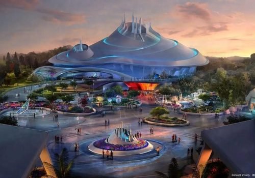 Projeção da nova Tomorrowland