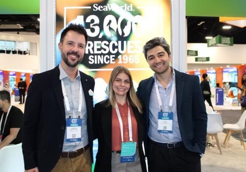 Leonardo Fortes, Larissa Alvarez e Jay Uzak, da United Parks