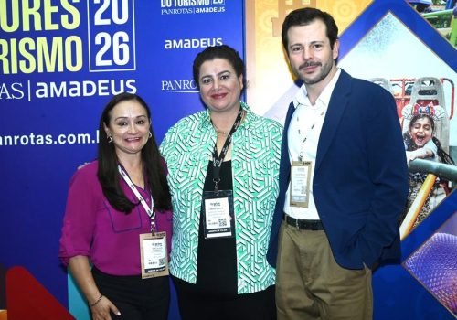 Aydeé Castiblanco, Lorena Garcia e Renato Oliveira, do Simon Property Group