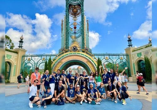 Operadores da América Latina na entrada do Epic Universe