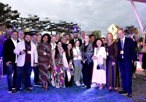 Delegação brasileira no coquetel que encerrou o República Dominicana Trade Show 2026