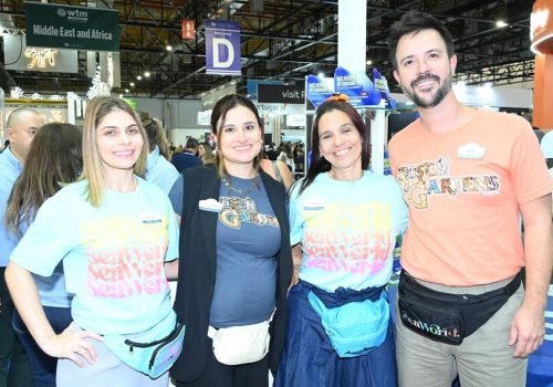 Larissa Alvarez, Juliana Bordin, Ana Cristina Muniz e Leonardo Ferrazzo, da United Parks