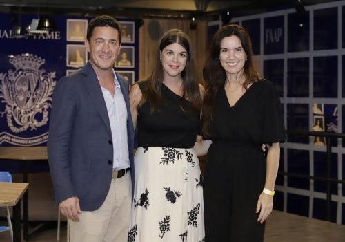 Jordi Solé, diretor da Agencia Catalana de Turismo na América do Sul, com Arantxa Calvera Cosculluela, diretora global, e Rosane Pimentel, responsável pelo marketing