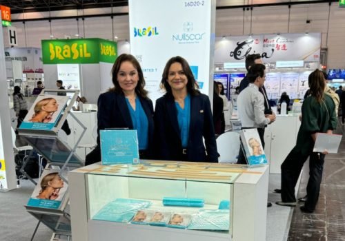 Nullscar na MEDICA Düsseldorf, na Alemanha, em 2025. Crédito: Divulgação