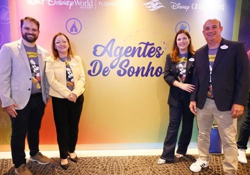 Alejandro Flores, Cinthia Douglas, Manoela Gentil e Alexander Haim, da Disney Destinations