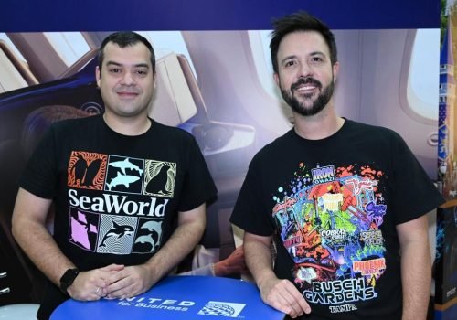 Leonardo Mascarenhas e Leonardo Fortes, do United Parks & Resorts