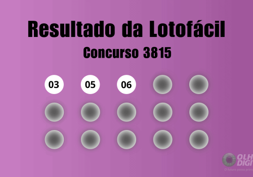 Veja na matéria os números sorteados do concurso 3815 da Lotofácil - Imagem: Olhar Digital