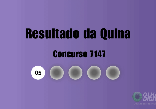 Veja na matéria os números sorteados do concurso 7147 da Quina - Imagem: Olhar Digital